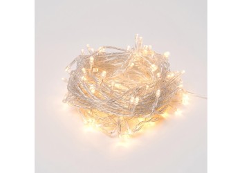 Светодиодная гирлянда Uniel 220V теплый белый ULD-S1000-100/DTA Warm White IP20 UL-00007200