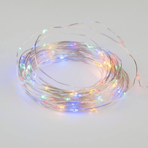 Светодиодная гирлянда Uniel Роса разноцветный ULD-S1000-100/SCB/3AA Multi IP20 Dew UL-00005483, купить в Минске по самой низкой цене