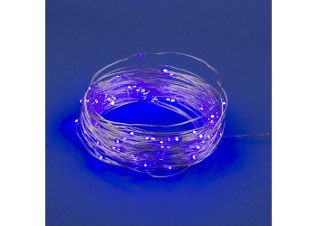 Светодиодная гирлянда Uniel Роса фиолетовый ULD-S1000-100/SCB/3AA Purple IP20 Dew UL-00007187