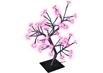 Светодиодное дерево 35x20x45см Uniel ULD-T3545-048/SBA PINK IP20 SAKURA UL-00001401