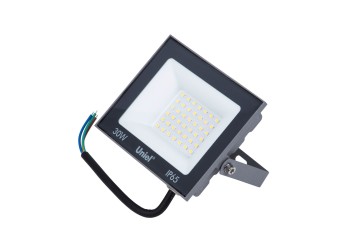 Прожектор светодиодный Uniel ULF-F23-30W/6500K IP65 160-240V Grey UL-00011845