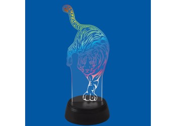 Светодиодная фигура Uniel ULI-M506 RGB/3AA Tiger/Black UL-00008401