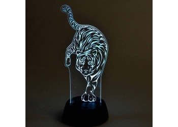 Светодиодная фигура Uniel ULI-M506 RGB/3AA Tiger/Black UL-00008401