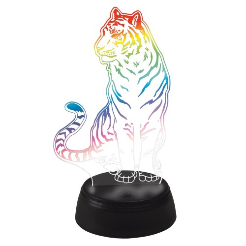 Светодиодная фигура Uniel ULI-M507 RGB/3AA Tiger/Black UL-00008402, купить в Минске по самой низкой цене