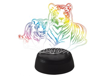 Светодиодная фигура Uniel ULI-M508 RGB/3AA Tiger Family/Black UL-00008403