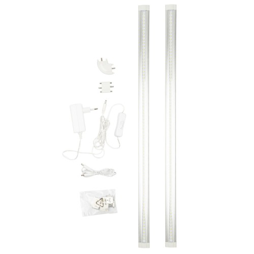 Мебельный светодиодный светильник Uniel ULM-F45-2X6W/4500K IP20 Silver UL-00008280, купить в Минске по самой низкой цене