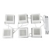 Встраиваемый светодиодный светильник Uniel ULP-1010 42W/4000К IP40 Grilyato White KIT06 UL-00007427, купить в Минске по самой низкой цене