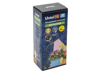 Светодиодный светильник для растений Uniel Minigarden ULT-P31-12W/SPLE/40 IP40 Black Single UL-00009250