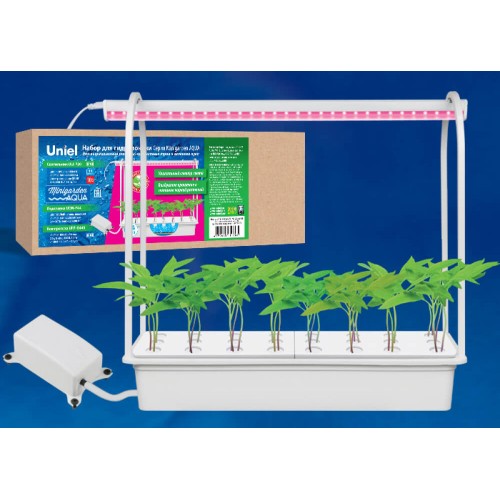Светодиодный светильник для растений Uniel Гидропоника ULT-P44A-10W/SPSB IP40 Aqua White UL-00004496, купить в Минске по самой низкой цене