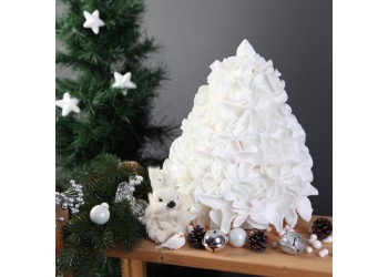 Светильник декоративный Uniel ULW-R07 T/White+Green/150C/A Ель белая UL-00009404