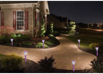 Светильник на солнечных батареях Uniel Promo USL-C-420/PT305 Pink Crocus UL-00001762