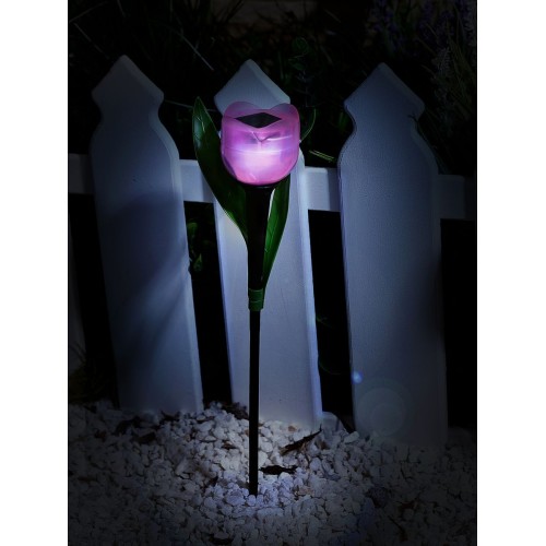 Светильник на солнечных батареях Uniel Promo USL-C-451/PT305 Pink Tulip UL-00004276, купить в Минске по самой низкой цене