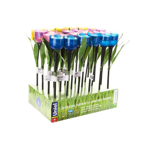Светильник на солнечных батареях Uniel Promo USL-C-452/PT305 Yellow Tulip UL-00004277, купить в Минске по самой низкой цене
