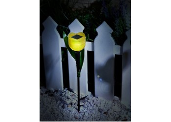 Светильник на солнечных батареях Uniel Promo USL-C-452/PT305 Yellow Tulip UL-00004277