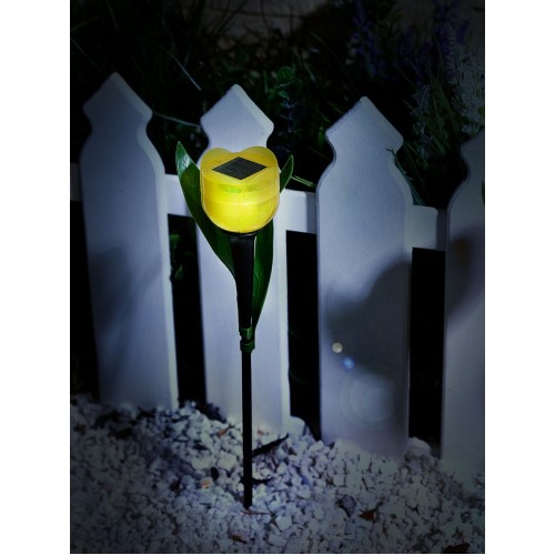 Светильник на солнечных батареях Uniel Promo USL-C-452/PT305 Yellow Tulip UL-00004277, купить в Минске по самой низкой цене