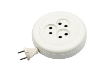 Удлинитель Uniel Standard 3гн 3м б/з YX6-103 /UCK-3N/2x0,75/03M/R White UL-00009854