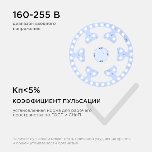 Светодиодный модуль Apeyron со встроенным драйвером 02-72, купить в Минске по самой низкой цене