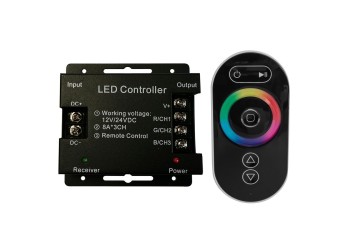 Контроллер RGB Apeyron с пультом 12/24V 04-03(288)