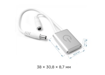 Выключатель сенсорный Apeyron с диммером 12/24V 04-05