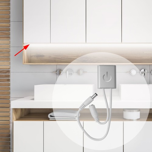 Выключатель сенсорный Apeyron с диммером 12/24V 04-05, купить в Минске по самой низкой цене