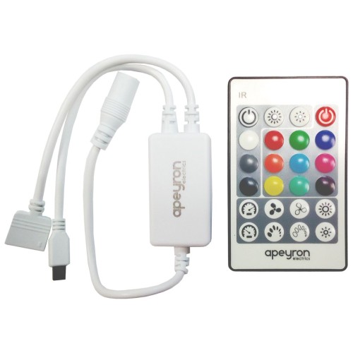 Контроллер RGBW Apeyron с пультом 12/24V 04-29, купить в Минске по самой низкой цене