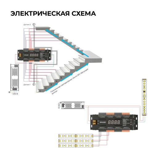Контроллер для лестницы Apeyron 04-63, купить в Минске по самой низкой цене
