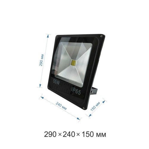 Прожектор светодиодный Apeyron 55W 6400K 05-04, купить в Минске по самой низкой цене