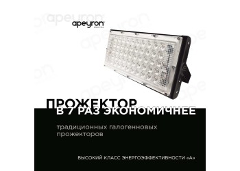 Прожектор светодиодный Apeyron 30W 4000K 05-42