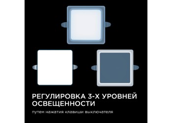 Встраиваемая светодиодная панель Apeyron 06-117