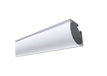 Комплект алюминиевого углового профиля Apeyron с широким рассеивателем, 2шт*1м 08-08-02