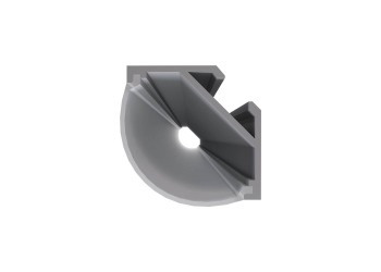 Комплект алюминиевого углового профиля Apeyron с широким рассеивателем, 2шт*1м 08-08-02