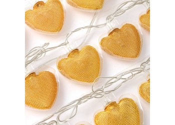 Гирлянда светодиодная Apeyron сердце 15-62