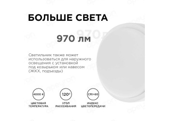 Накладной светодиодный светильник Apeyron 28-13