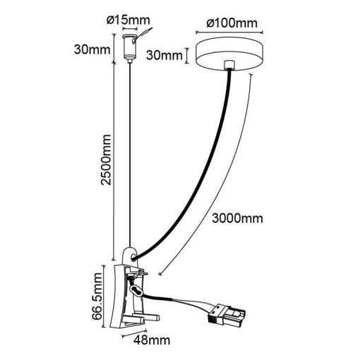 Соединитель с блоком питания Mantra Hanok 7559, купить в Минске по самой низкой цене