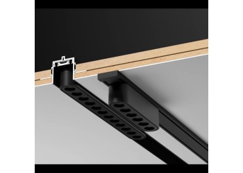 Шинопровод накладной (заглушки в комплекте) Novotech Shino Smal 1 м 135193