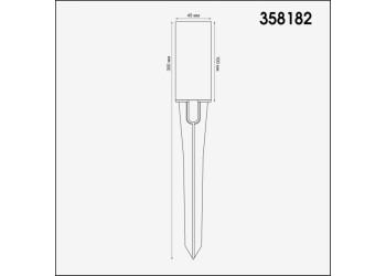 Корпус для модуля Novotech Street Nokta 358182
