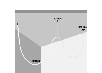База для гибкого неона Novotech Konst Ramo для встраиваемого монтажа 359124