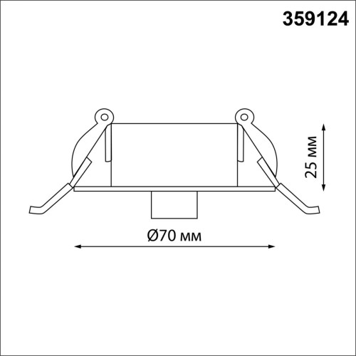База для гибкого неона Novotech Konst Ramo для встраиваемого монтажа 359124, купить в Минске по самой низкой цене