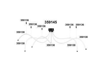 База для гибкого неона Novotech Konst Ramo для накладного монтажа 359145