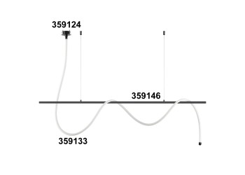 База-подвес для гибкого неона Novotech Konst Ramo 359146