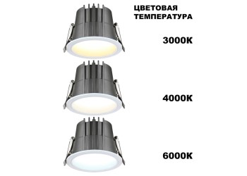 Встраиваемый светодиодный светильник Novotech Spot Lang 359426