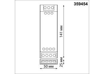 Драйвер Novotech IP20 100W 24V EASY 359454