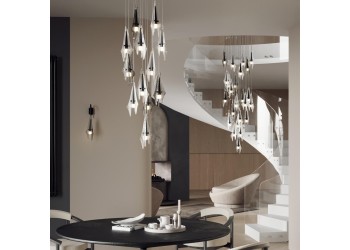 Каскадная светодиодная люстра Odeon Light Exclusive L-Vision Afalina 5442/137L