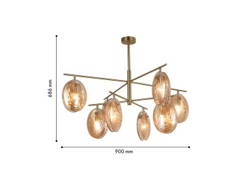 Подвесная люстра F-Promo Media 4485-8C