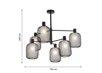 Подвесная люстра F-Promo Tokri 4602-6C