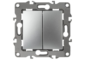 Переключатель двухклавишный ЭРА 12 10AX 250V 12-1106-03 Б0014665