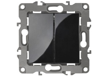 Переключатель двухклавишный ЭРА 12 10AX 250V 12-1106-06 Б0014668