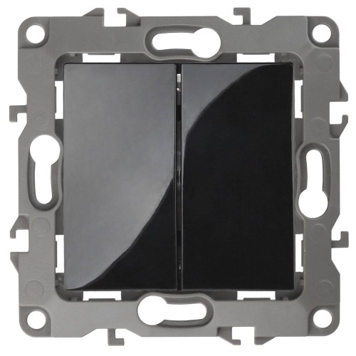 Переключатель двухклавишный ЭРА 12 10AX 250V 12-1106-06 Б0014668, купить в Минске по самой низкой цене