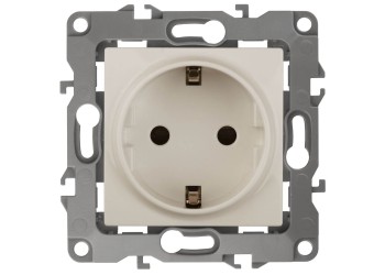 Розетка ЭРА 12 2P E Schuko со шторками 16A 250V 12-2102-02 Б0014688