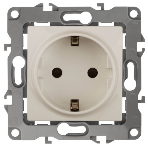 Розетка ЭРА 12 2P E Schuko со шторками 16A 250V 12-2102-02 Б0014688, купить в Минске по самой низкой цене